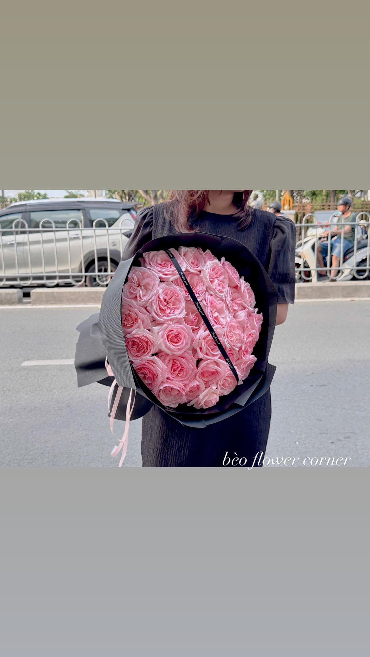 Hoa bó nhiều màu